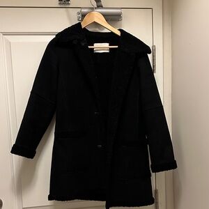 Zara Black Teddy Jacket for Women